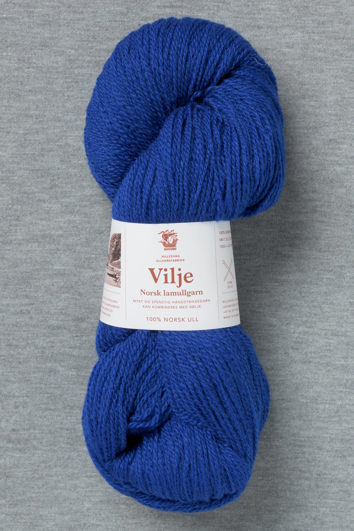 Hillesvåg Vilje 473 Cobalt (Bag of 10) (New for FW26)