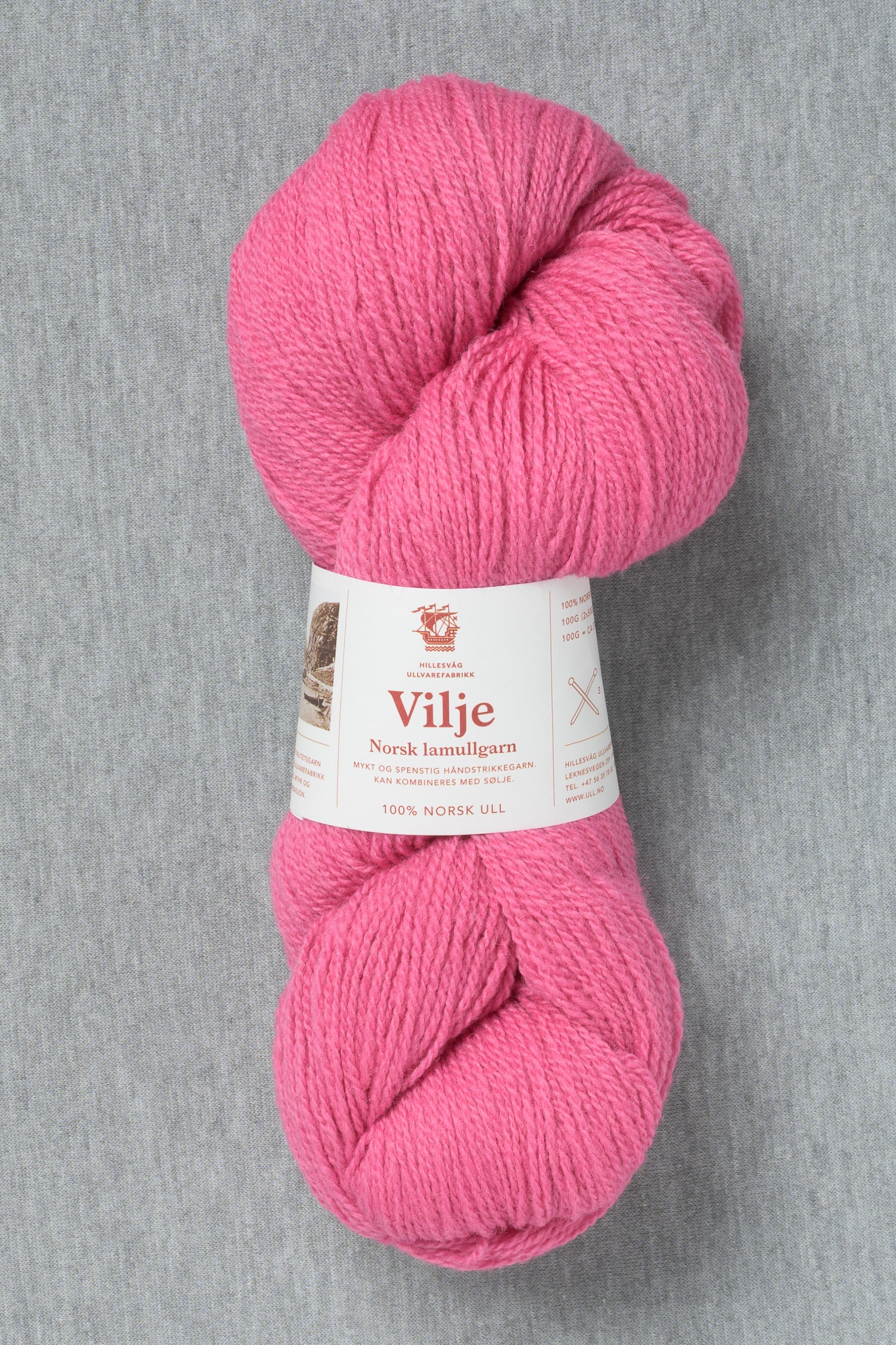 Hillesvåg Vilje 447 Pink (Bag of 10)
