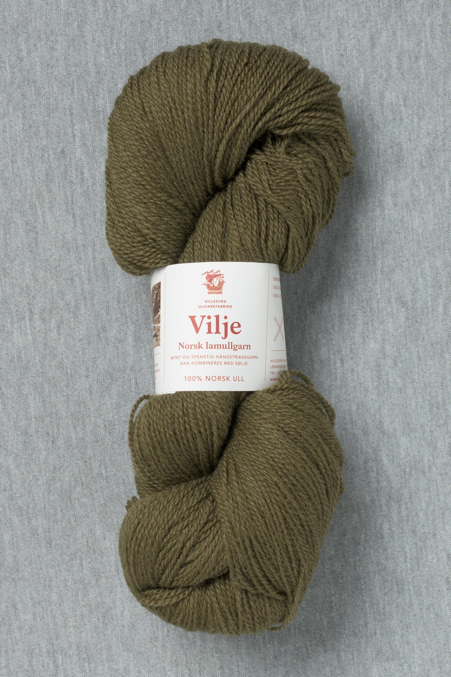 Hillesvåg Vilje 456 Dusty Olive (Bag of 10)