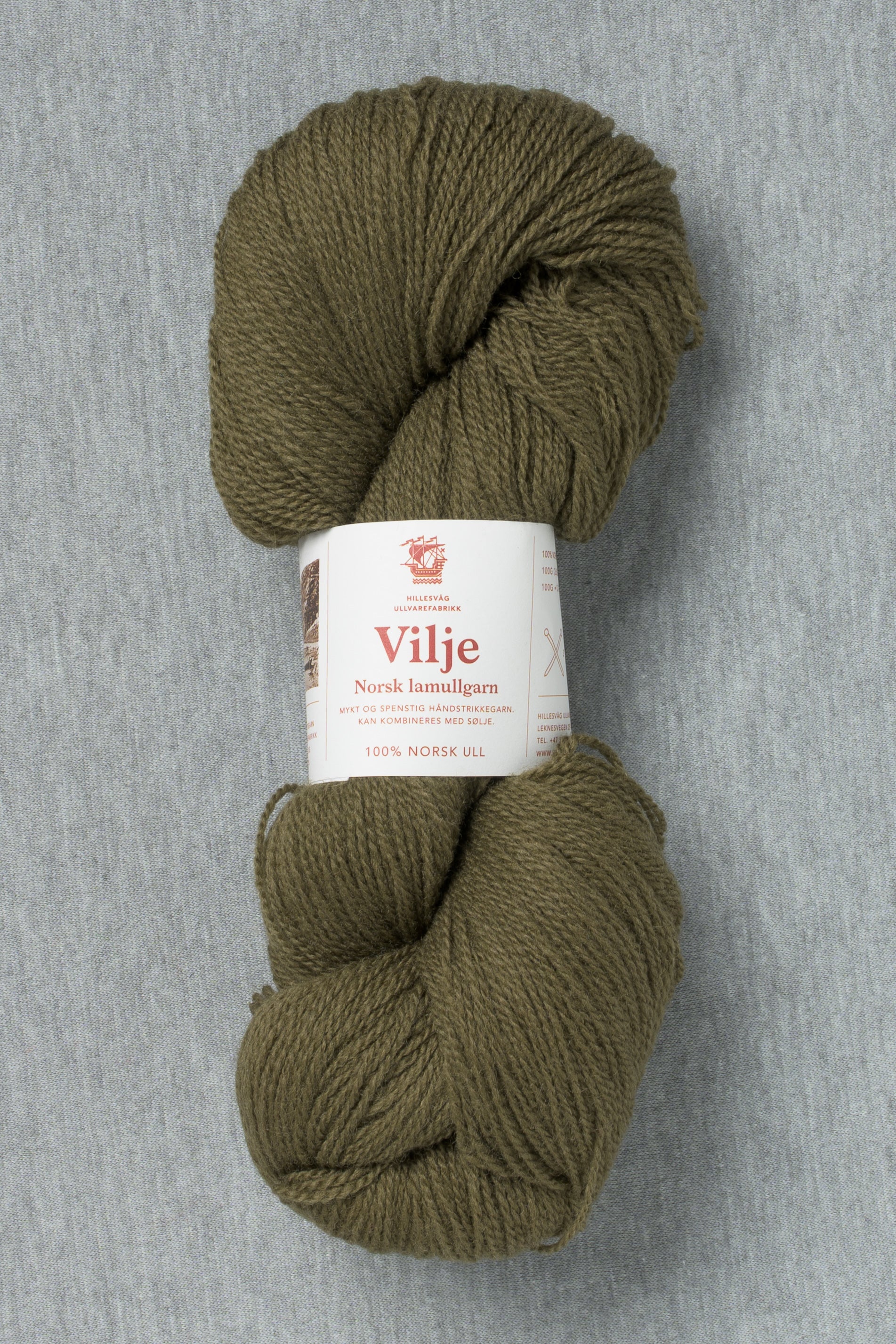 Hillesvåg Vilje 456 Dusty Olive (Bag of 10)