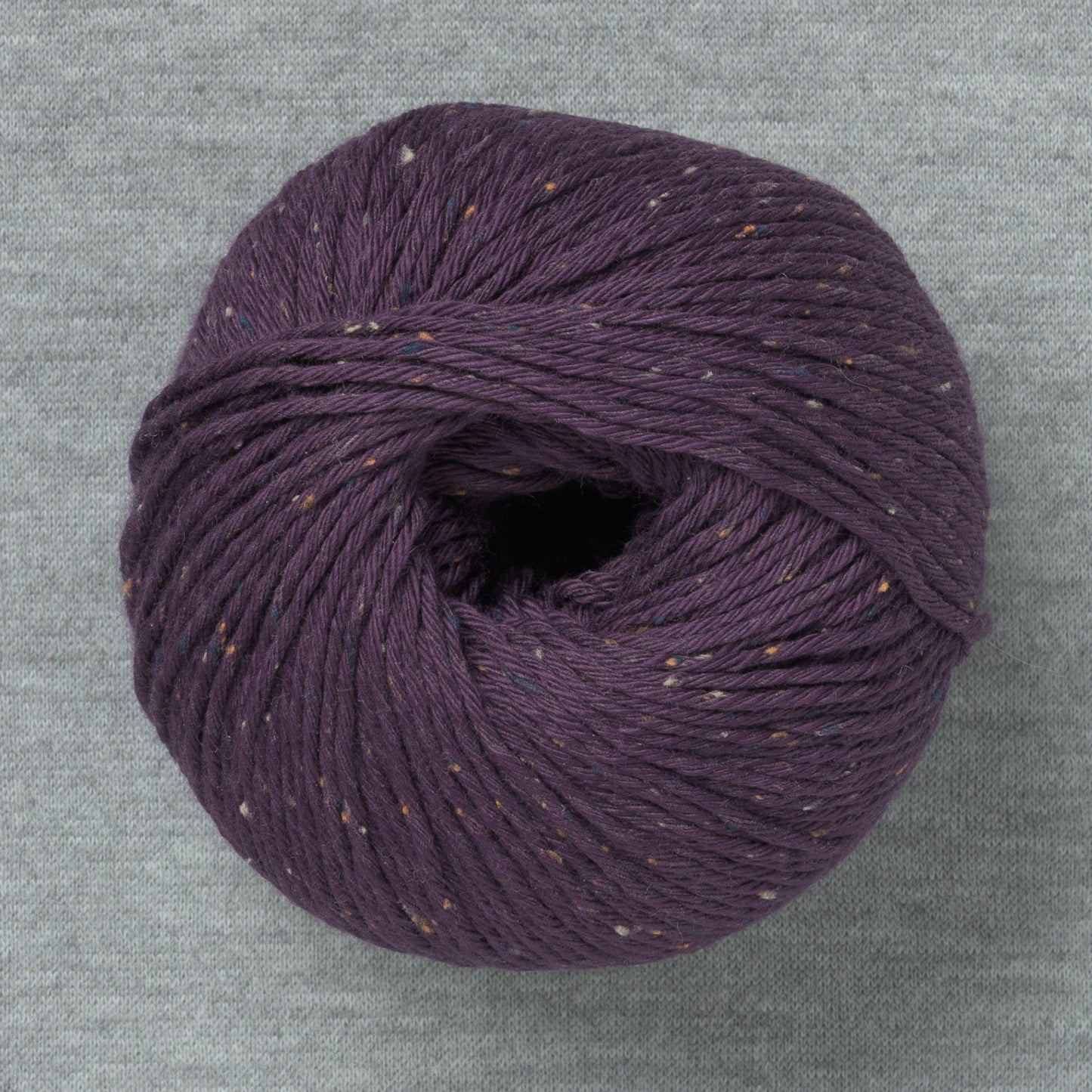 Erika Knight Gossypium Cotton Tweed 10 Orchard Purple (Bag of 10)