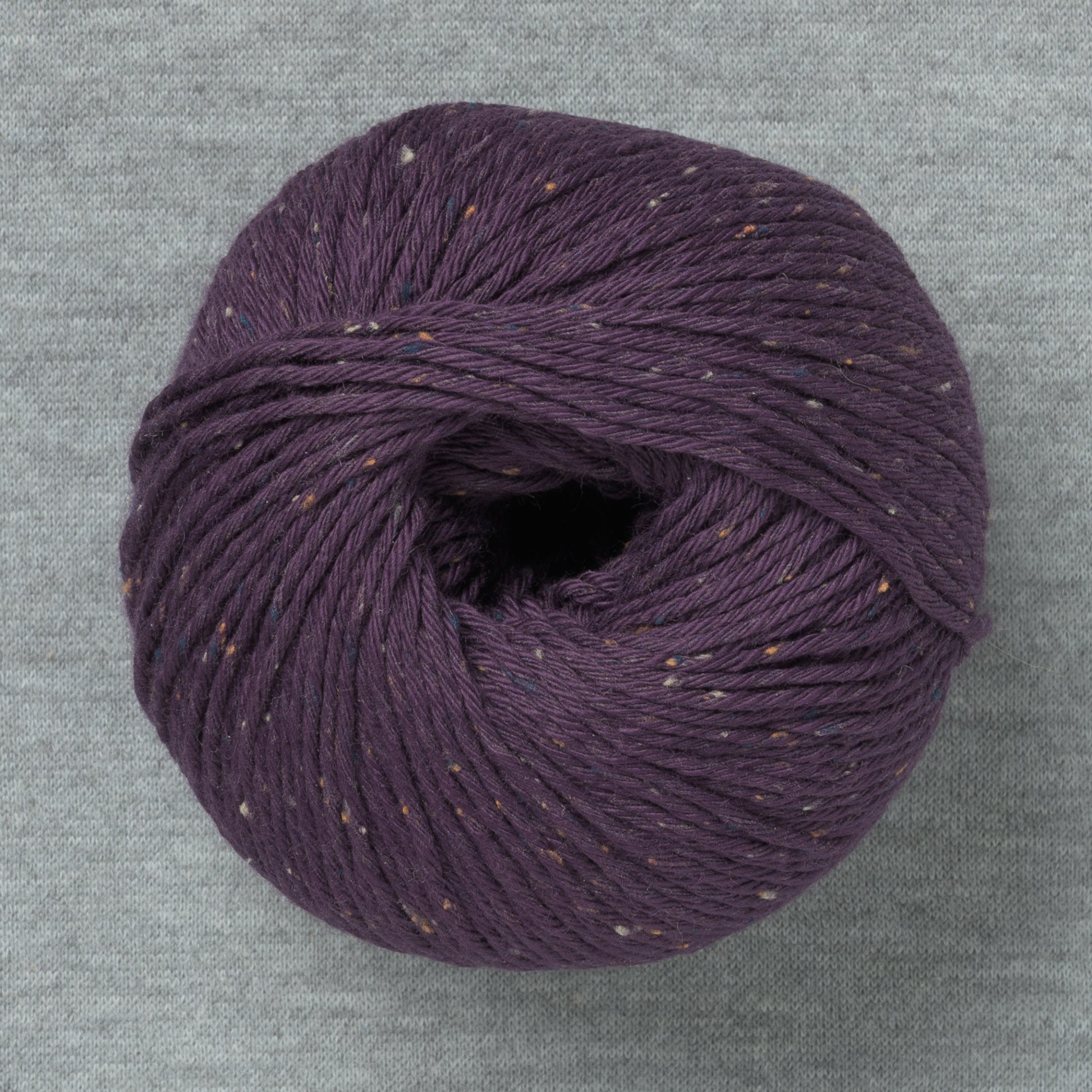 Erika Knight Gossypium Cotton Tweed 10 Orchard Purple (Bag of 10)