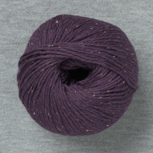 Erika Knight Gossypium Cotton Tweed 10 Orchard Purple (Bag of 10)
