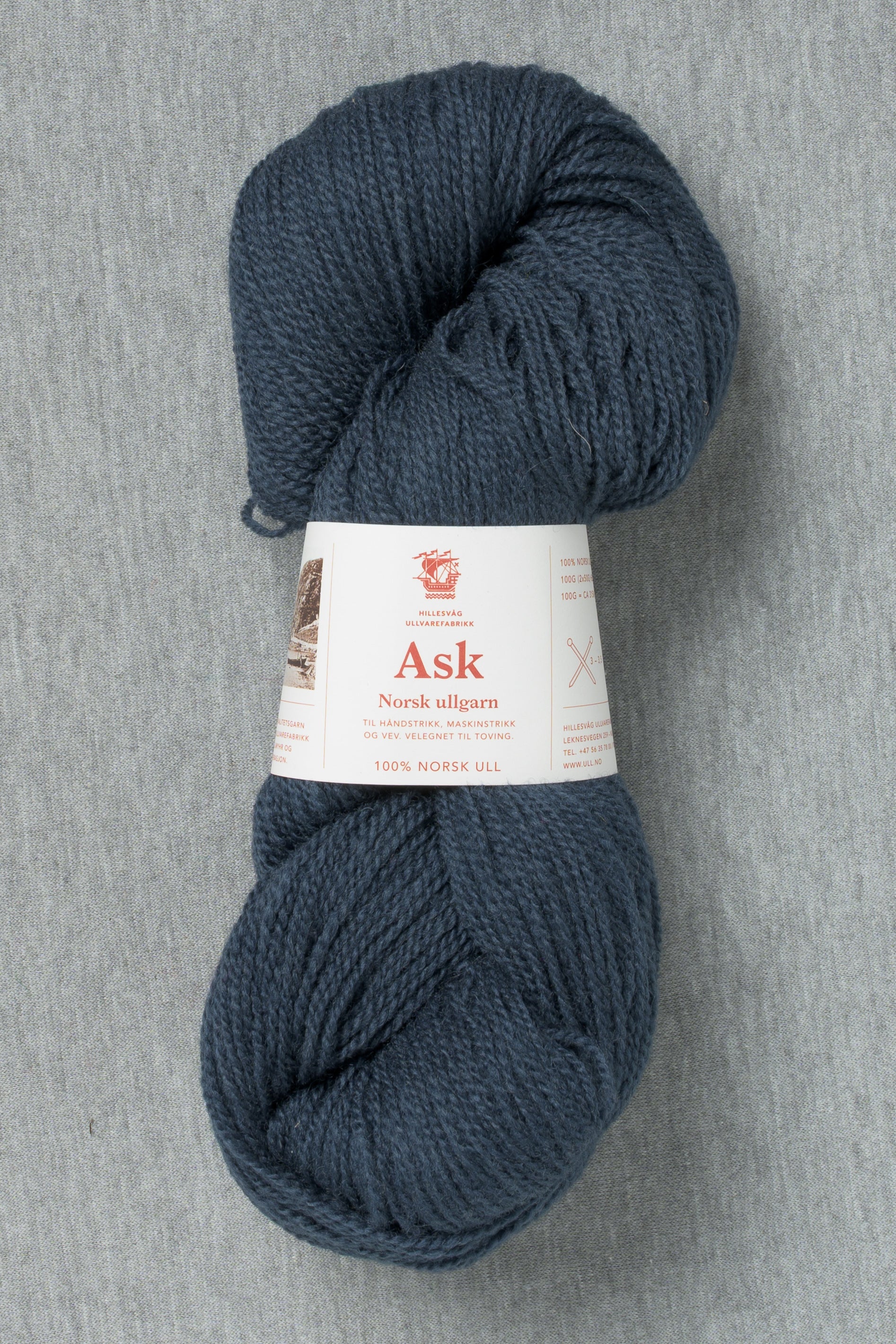 Hillesvåg Ask 6104 Dark Blue Gray (Bag of 10)