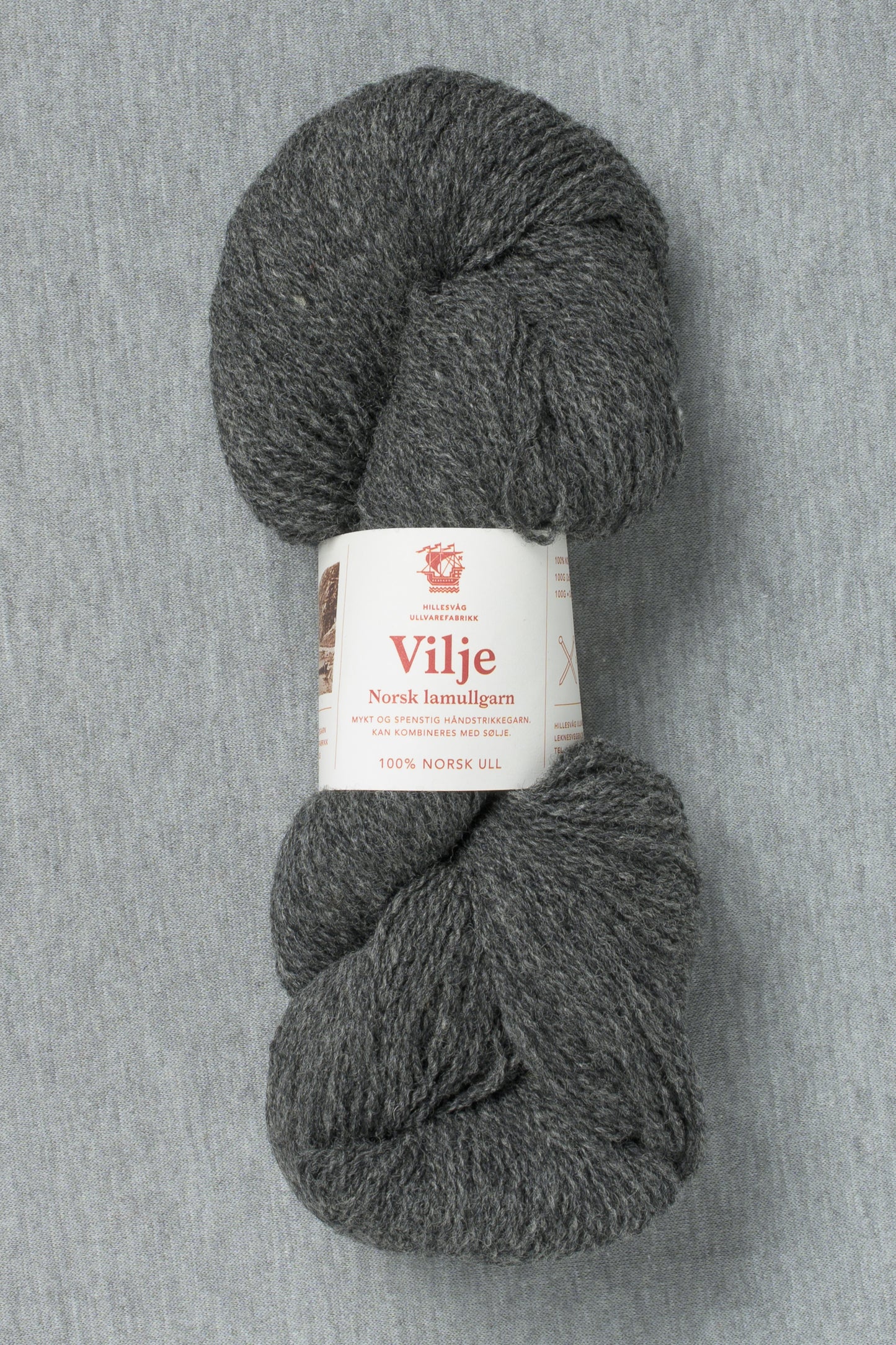 Hillesvåg Vilje 453 Light Charcoal Gray (Bag of 10)