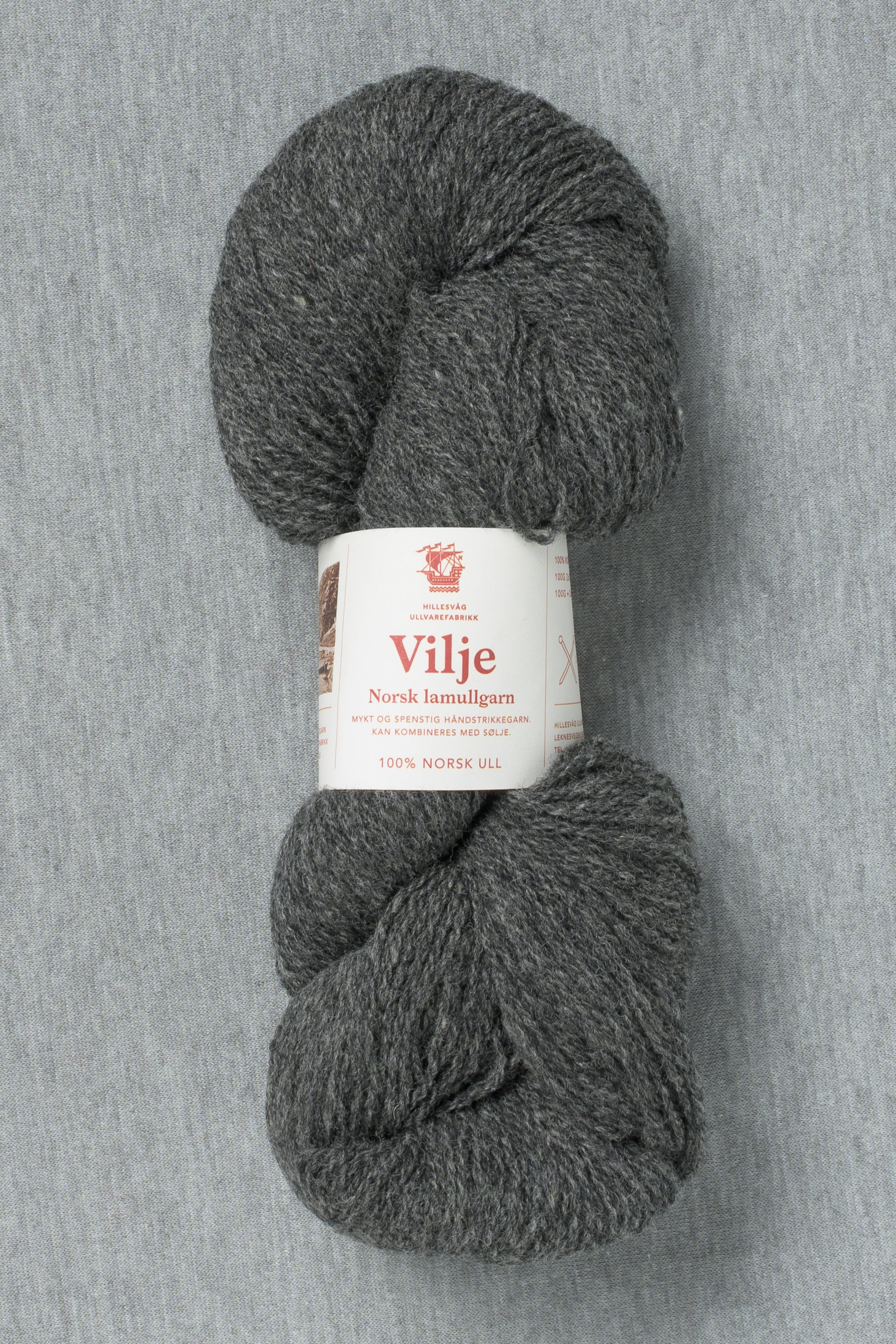 Hillesvåg Vilje 453 Light Charcoal Gray (Bag of 10)