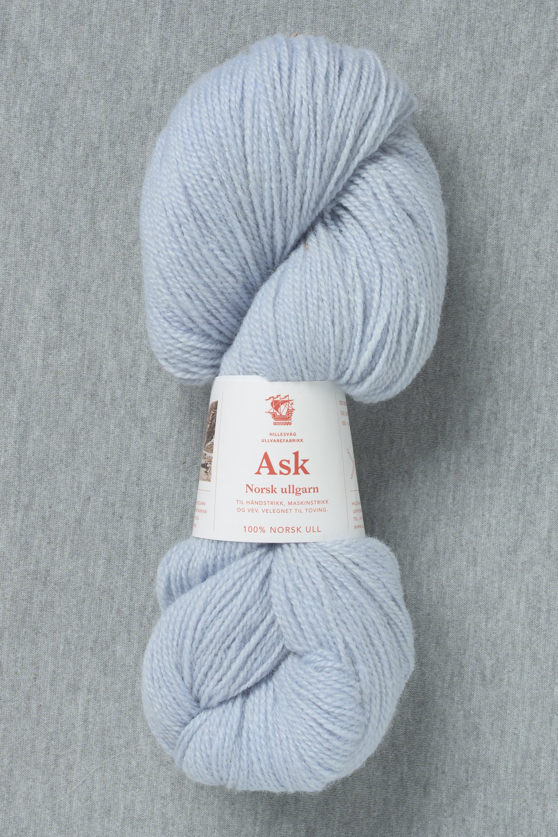 Hillesvåg Ask 6050 Light Blue Grey (Bag of 10)