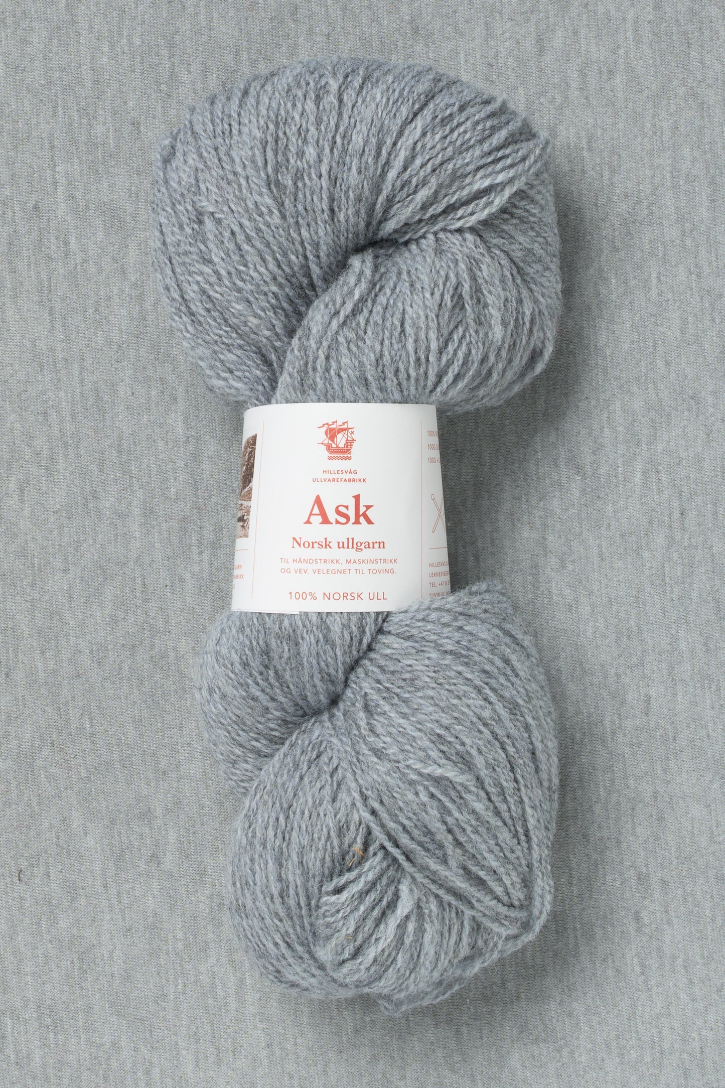 Hillesvåg Ask 6550 Heathered Steel Grey (Bag of 10)