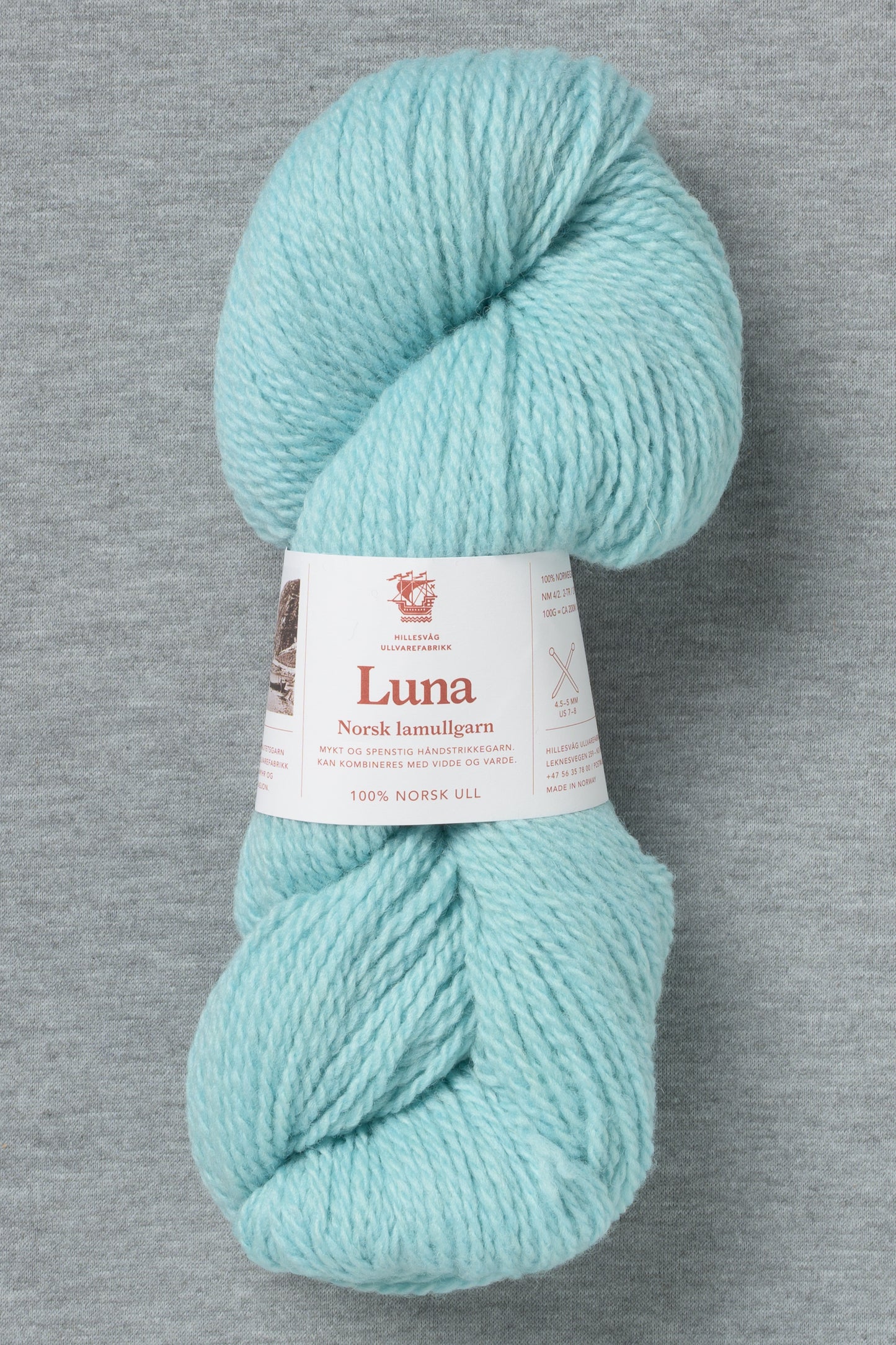 Hillesvåg Luna 470 Light Blue Turquoise (Bag of 10) (New for FW26)