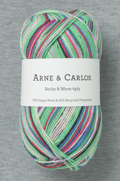 Arne & Carlos Socks & More 4Ply Frost Night Color (Bag of 5) (New)