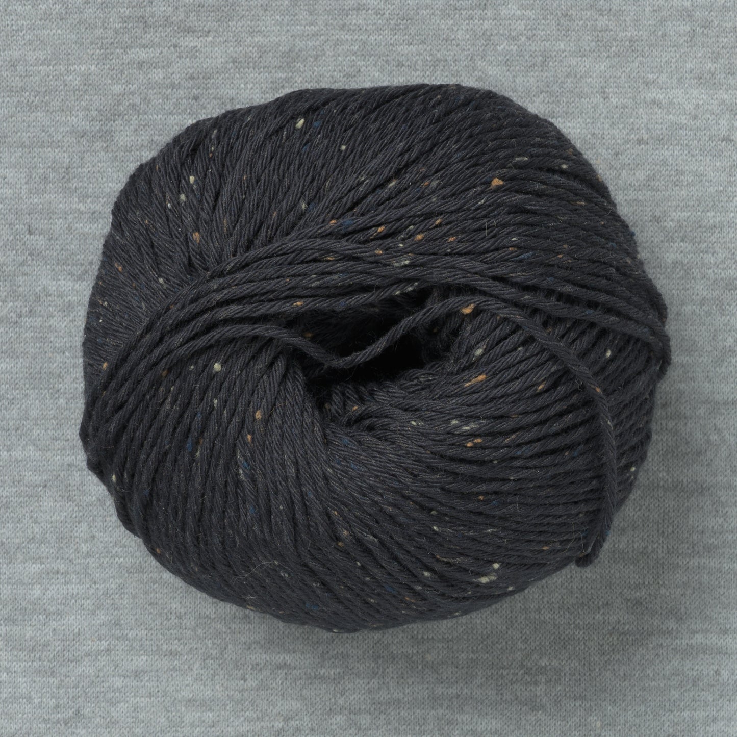Erika Knight Gossypium Cotton Tweed 19 Pitch Black (Bag of 10)