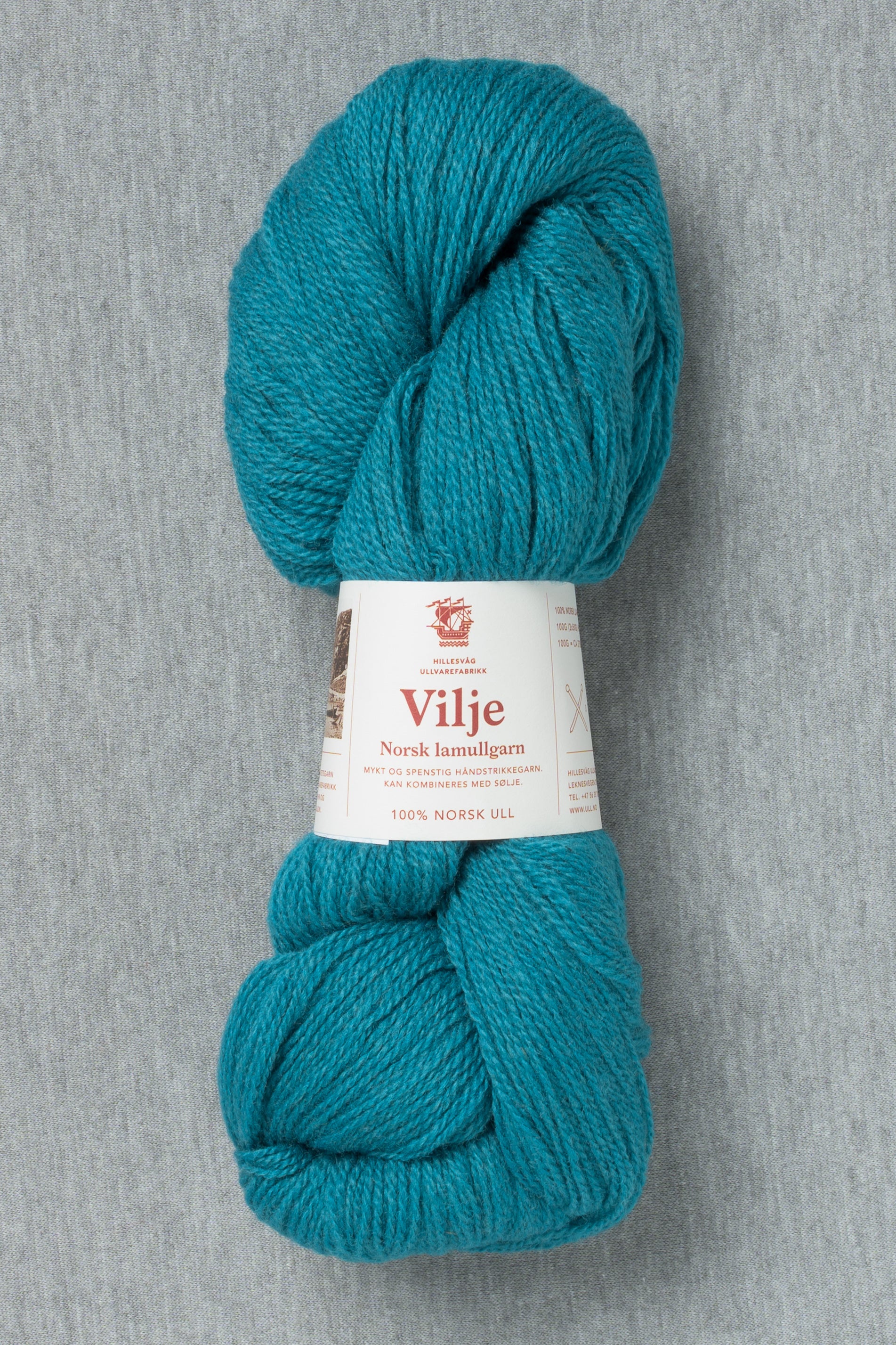 Hillesvåg Vilje 434 Light Petrol (Bag of 10)