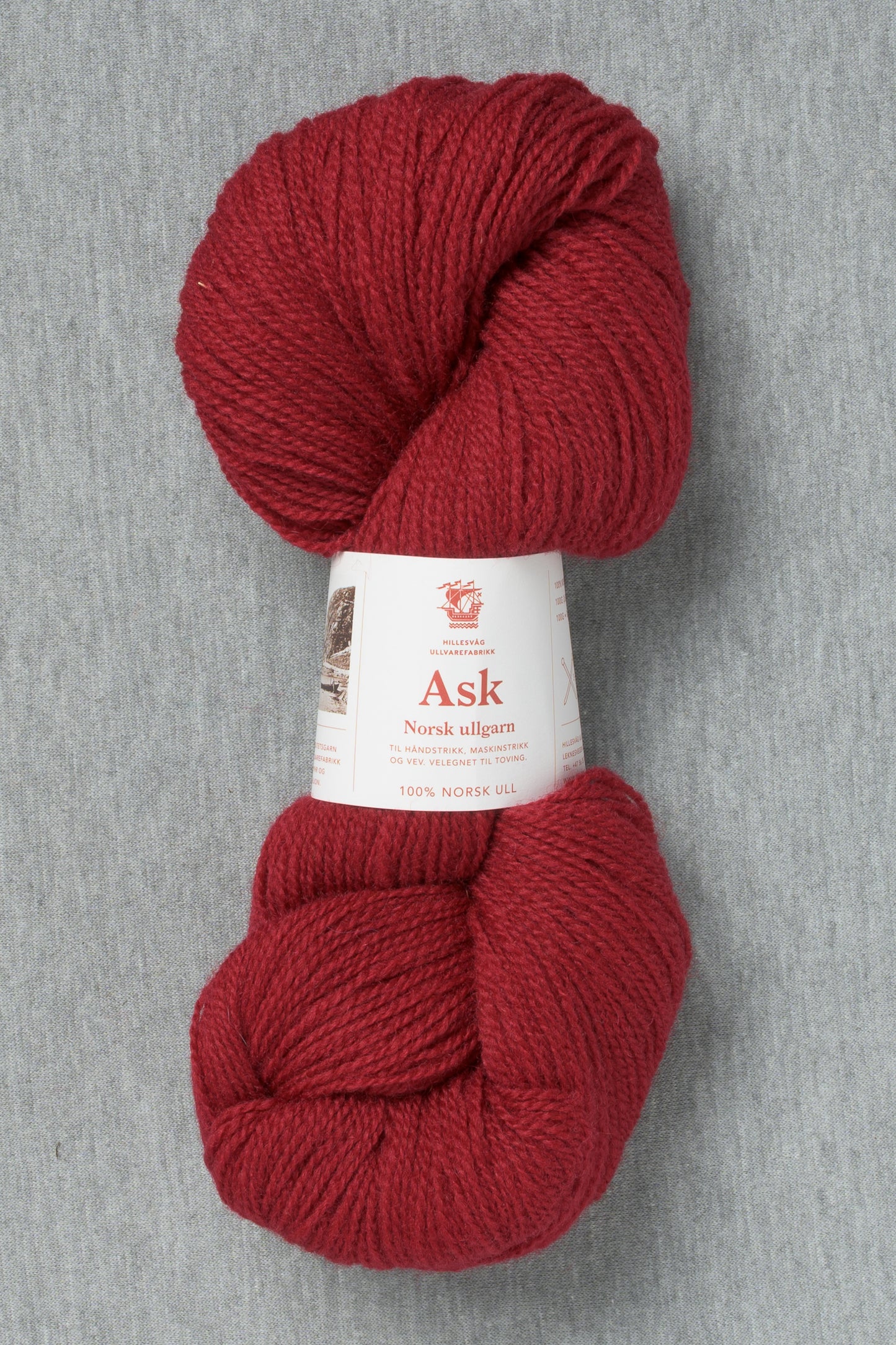 Hillesvåg Ask 6143 Burgundy (Bag of 10)