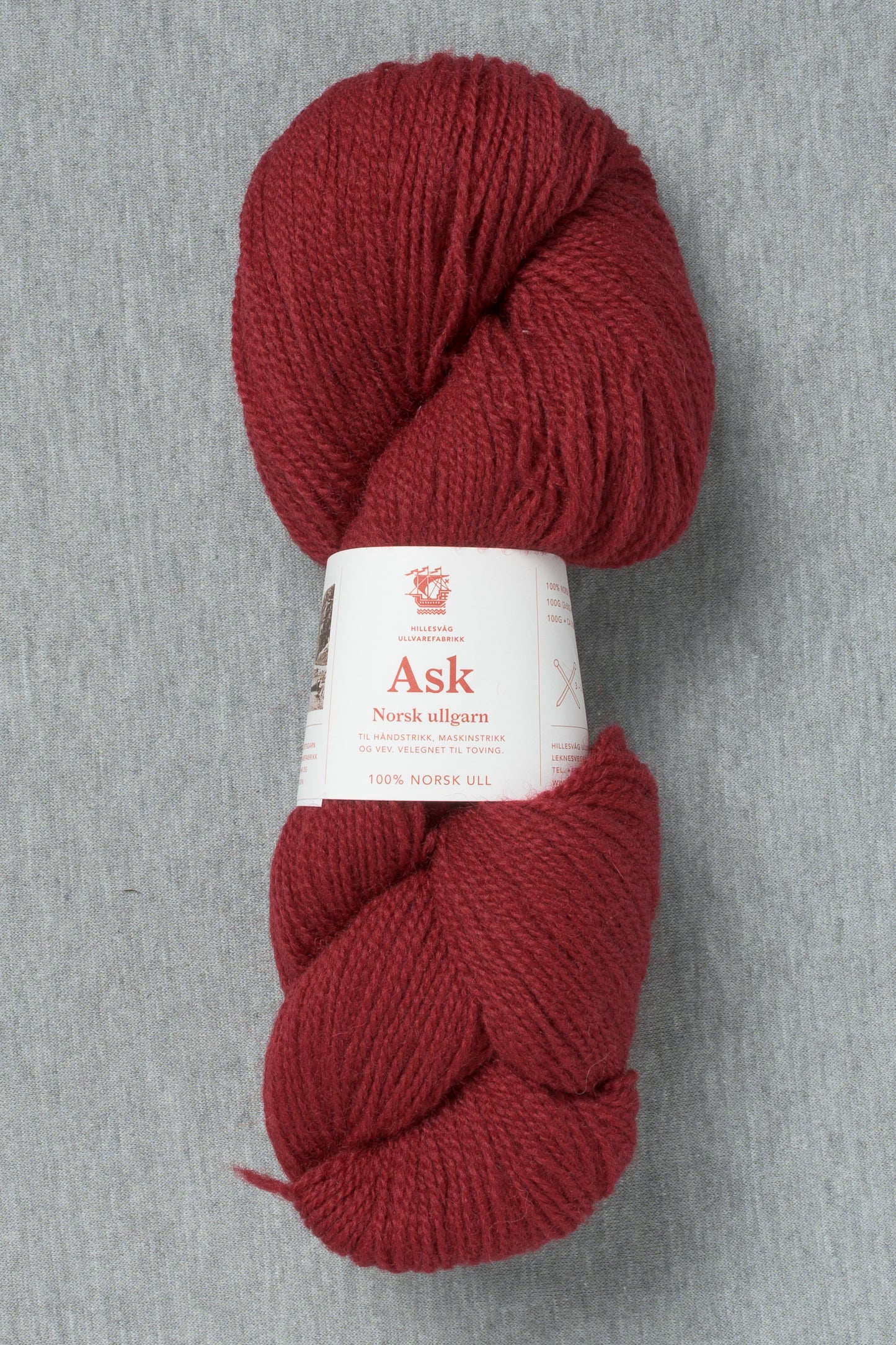 Hillesvåg Ask 6072 Dark Burgundy (Bag of 10)
