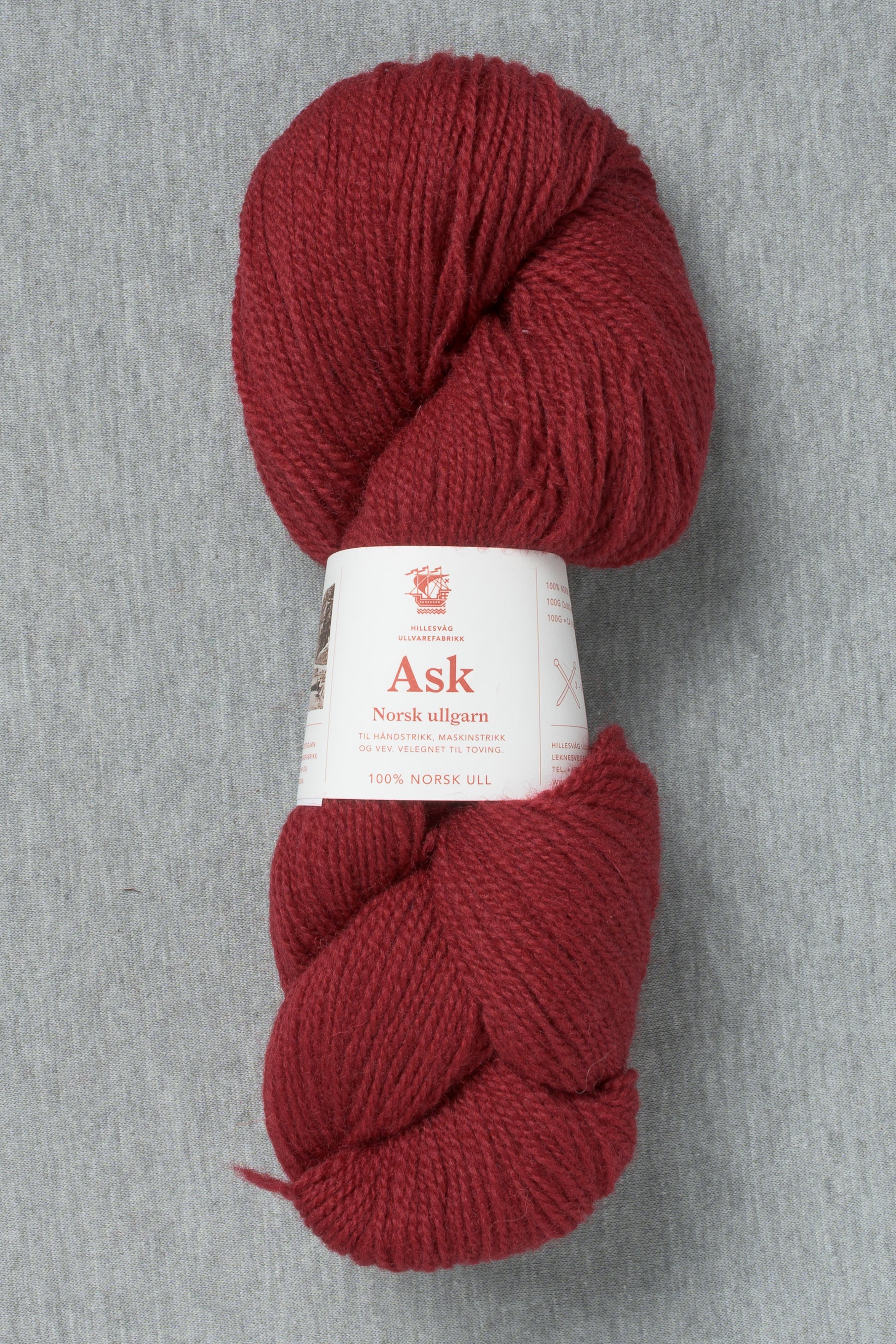 Hillesvåg Ask 6072 Dark Burgundy (Bag of 10)
