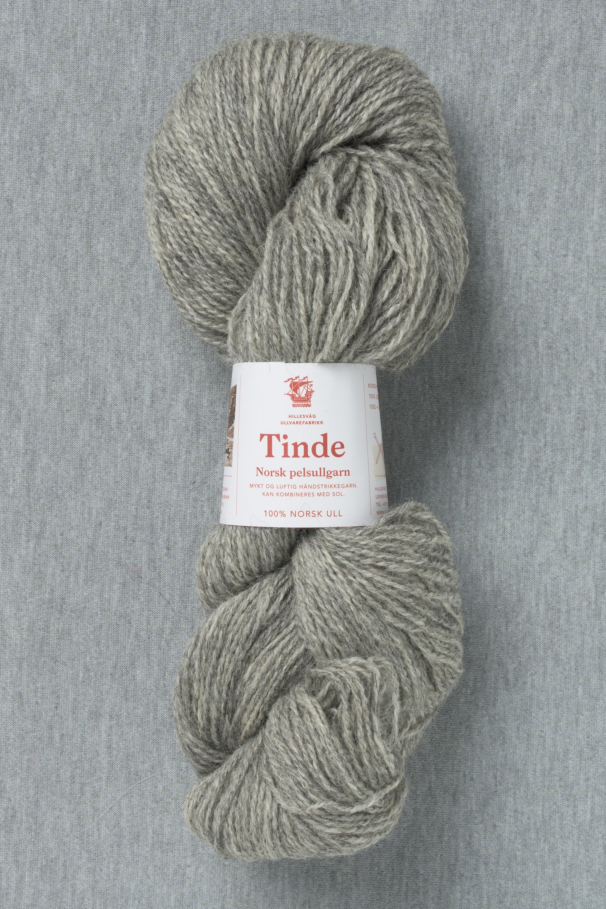 Hillesvåg Tinde 2115 Natural Grey (Bag of 10)