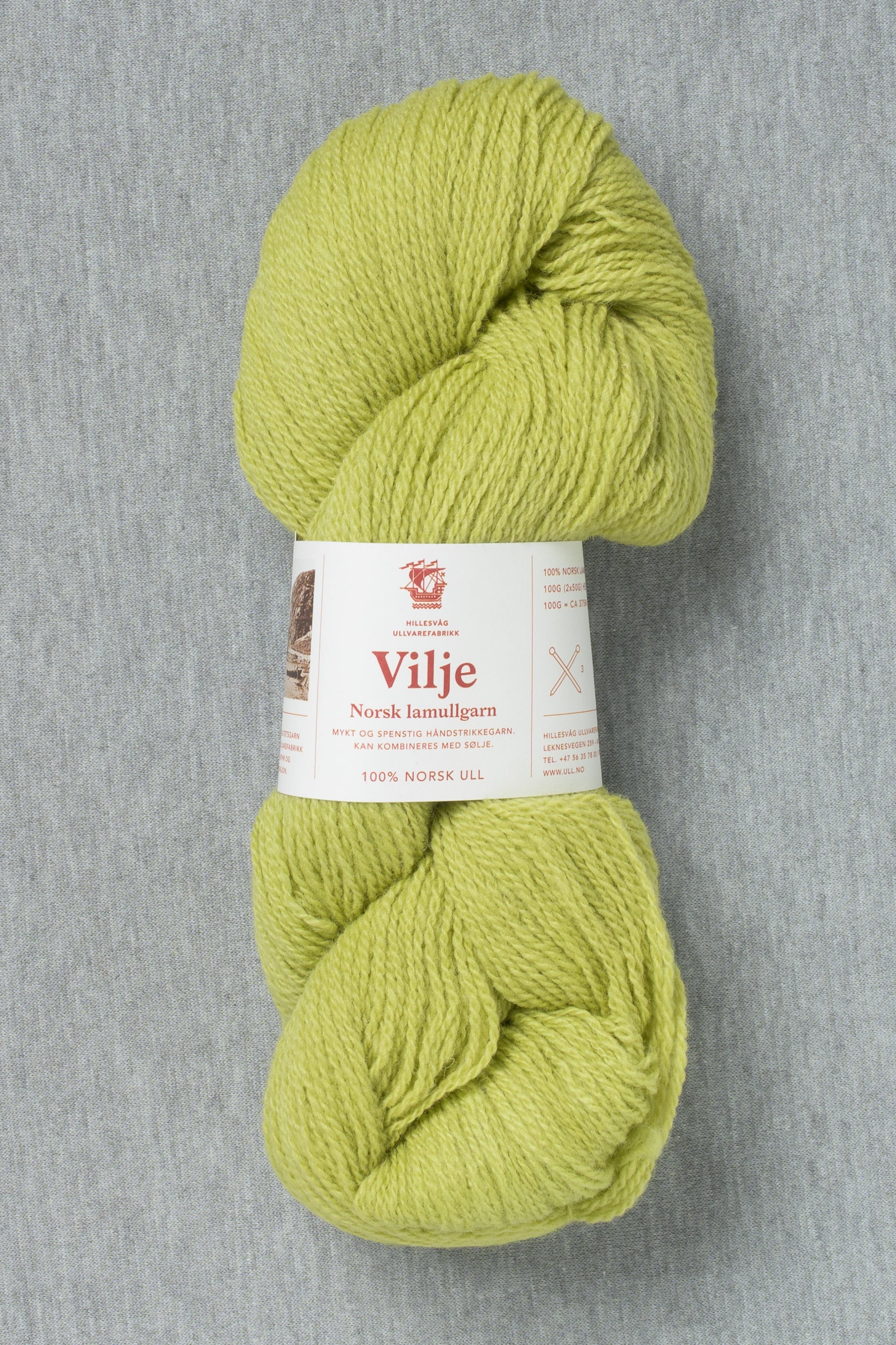 Hillesvåg Vilje 412 Light Green (Bag of 10)