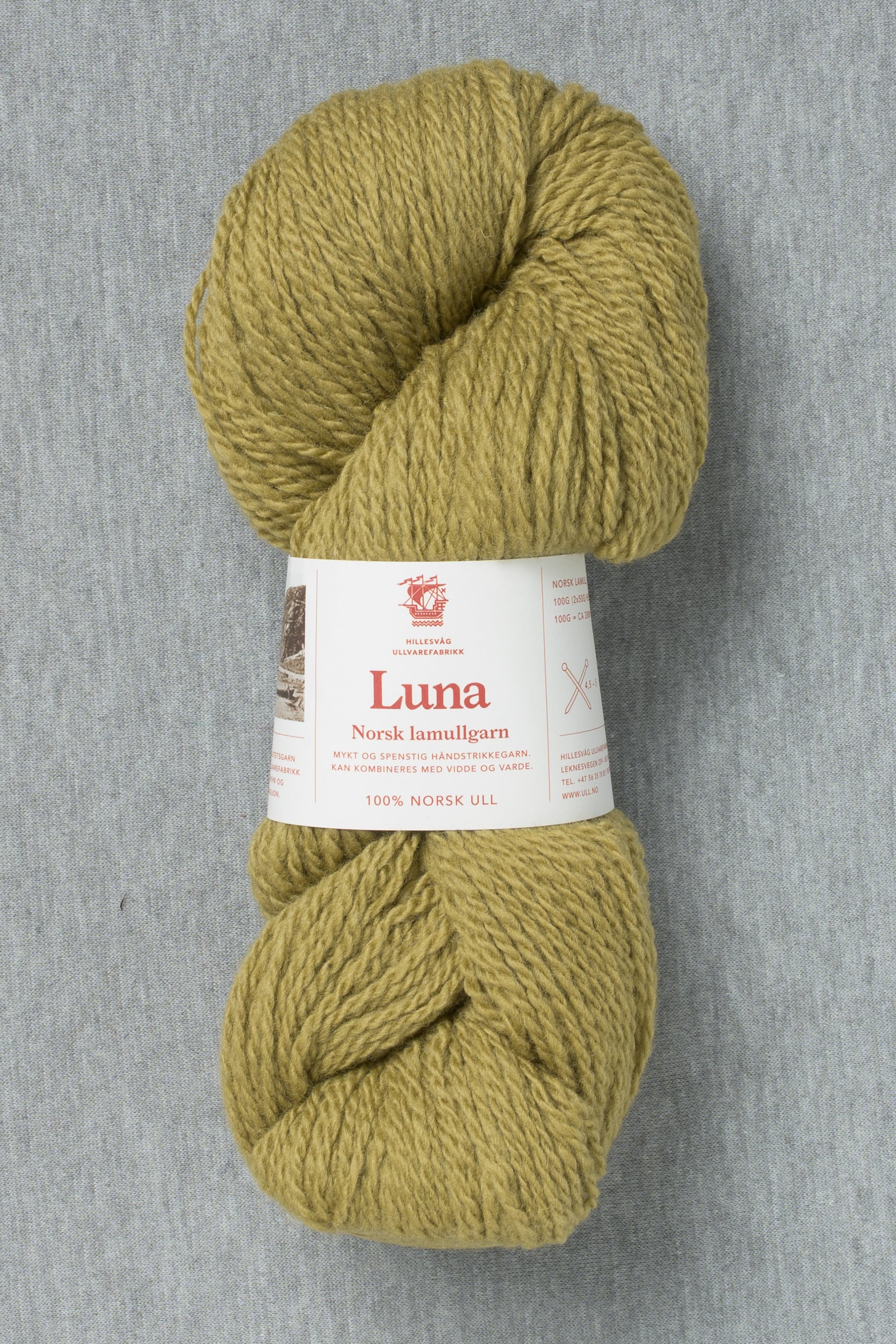 Hillesvåg Luna 467 Dusty Yellow Green (Bag of 10)