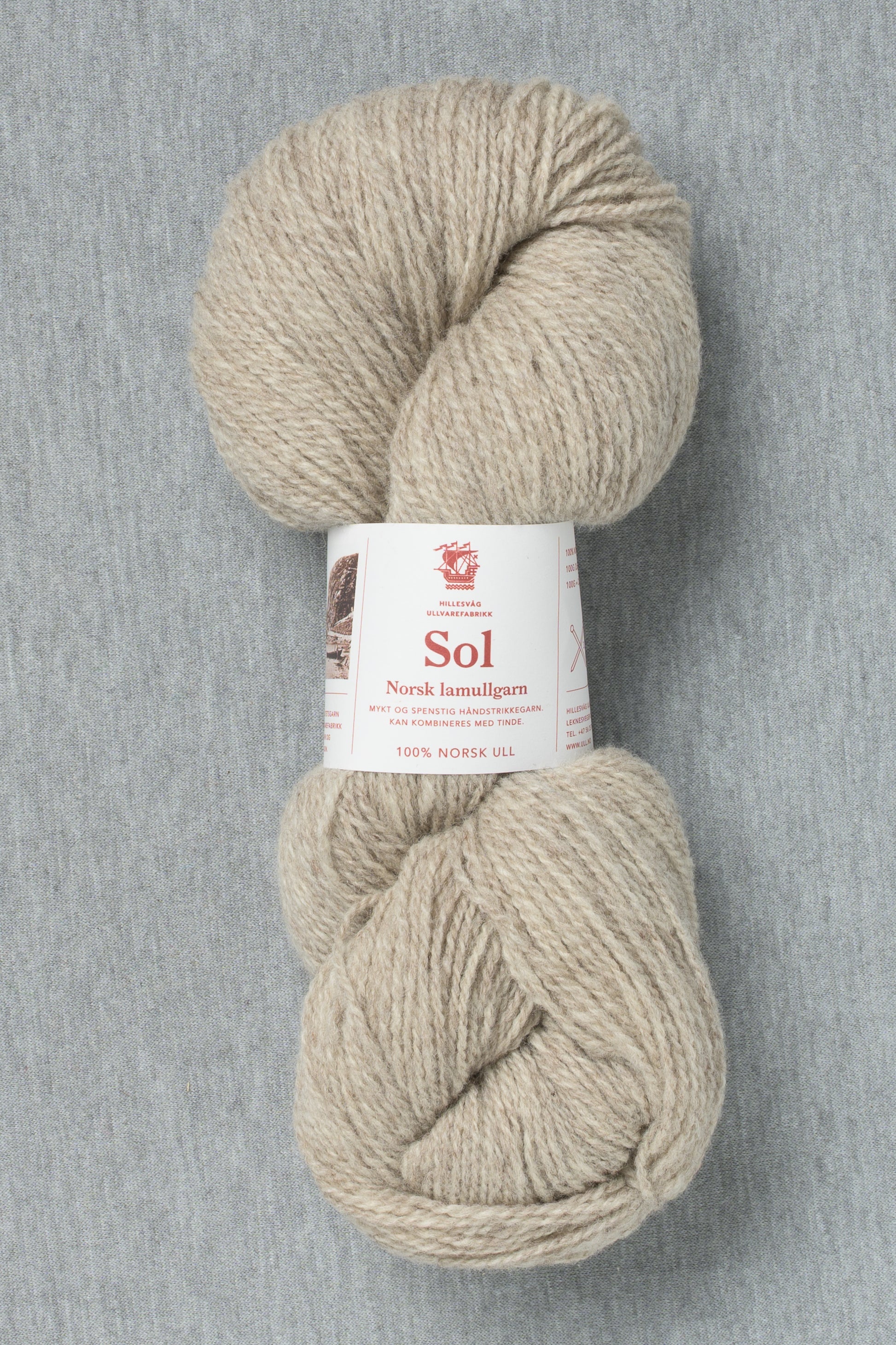Hillesvåg Sol 450 Heathered Light Brown (Bag of 10)