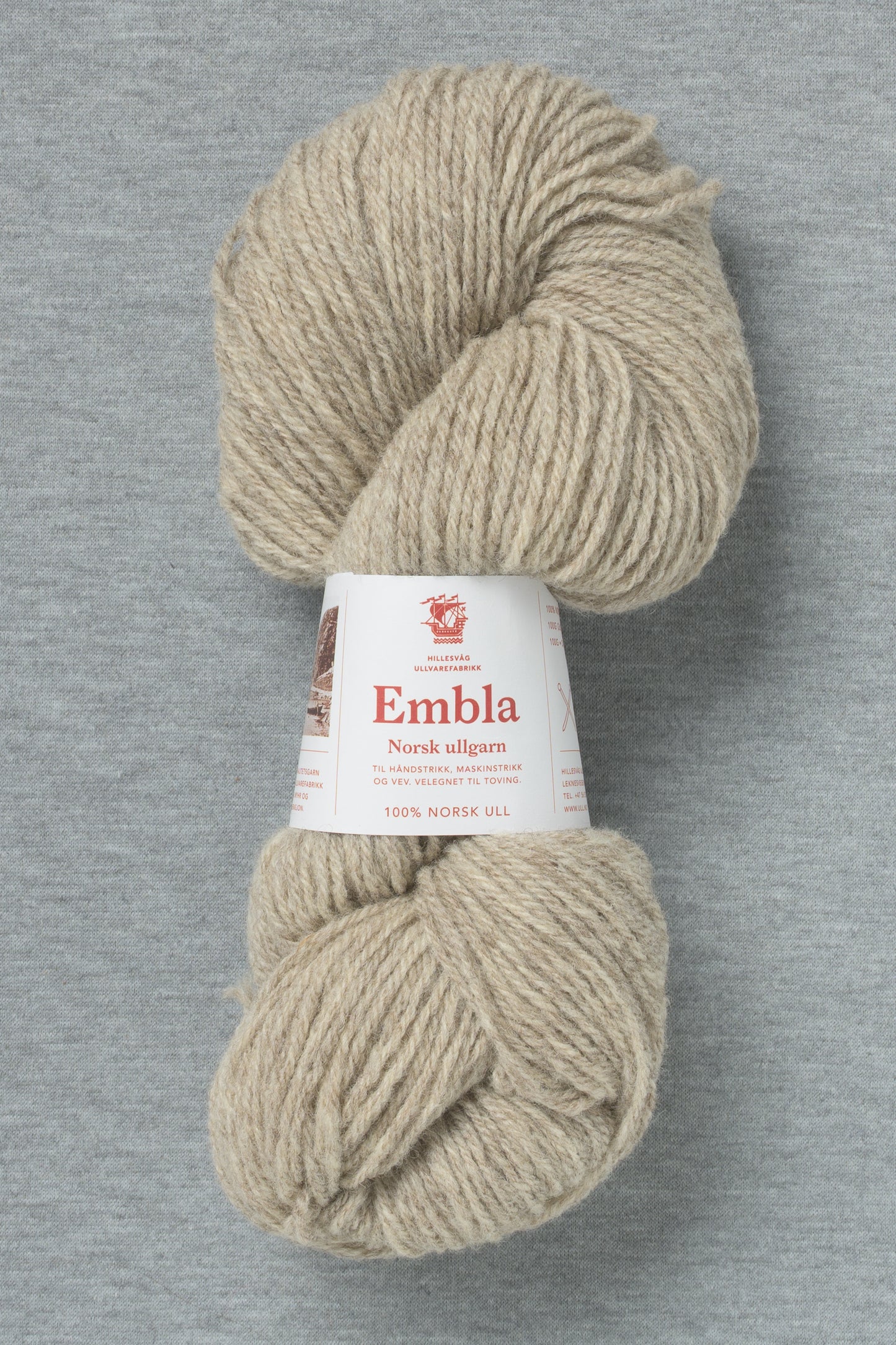 Hillesvåg Embla 6146 Heathered Light Brown (Bag of 10)