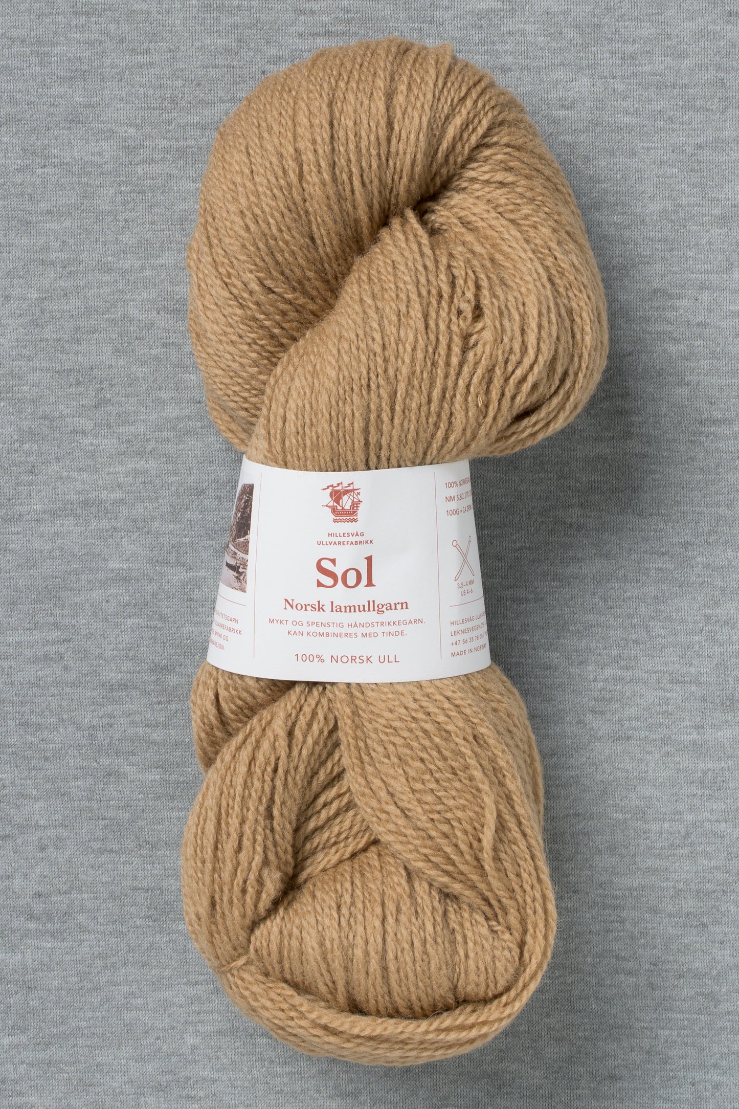 Hillesvåg Sol 461 Camel (Bag of 10) (New for FW26)