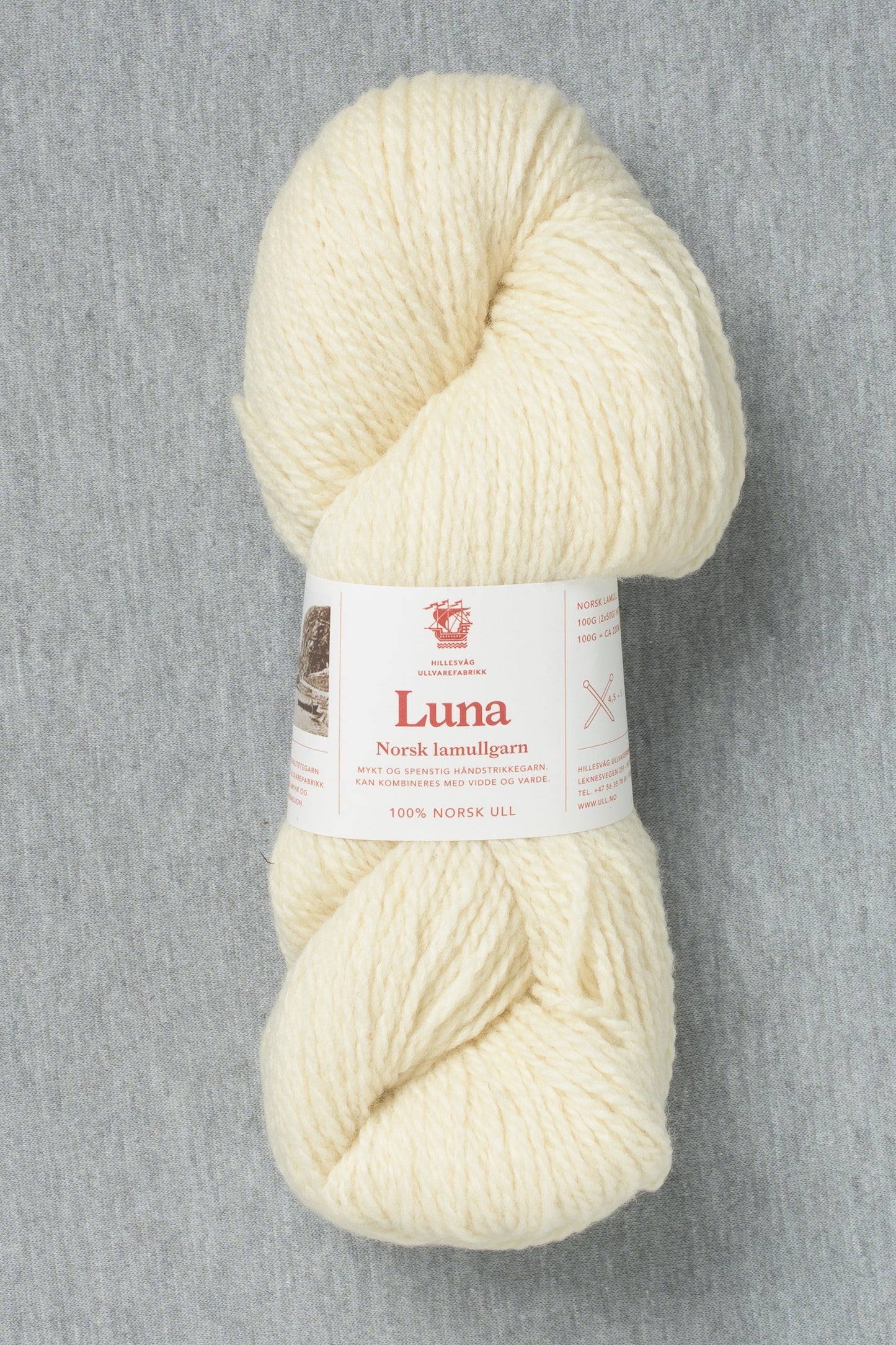 Hillesvåg Luna 400 Unbleached White (Bag of 10)