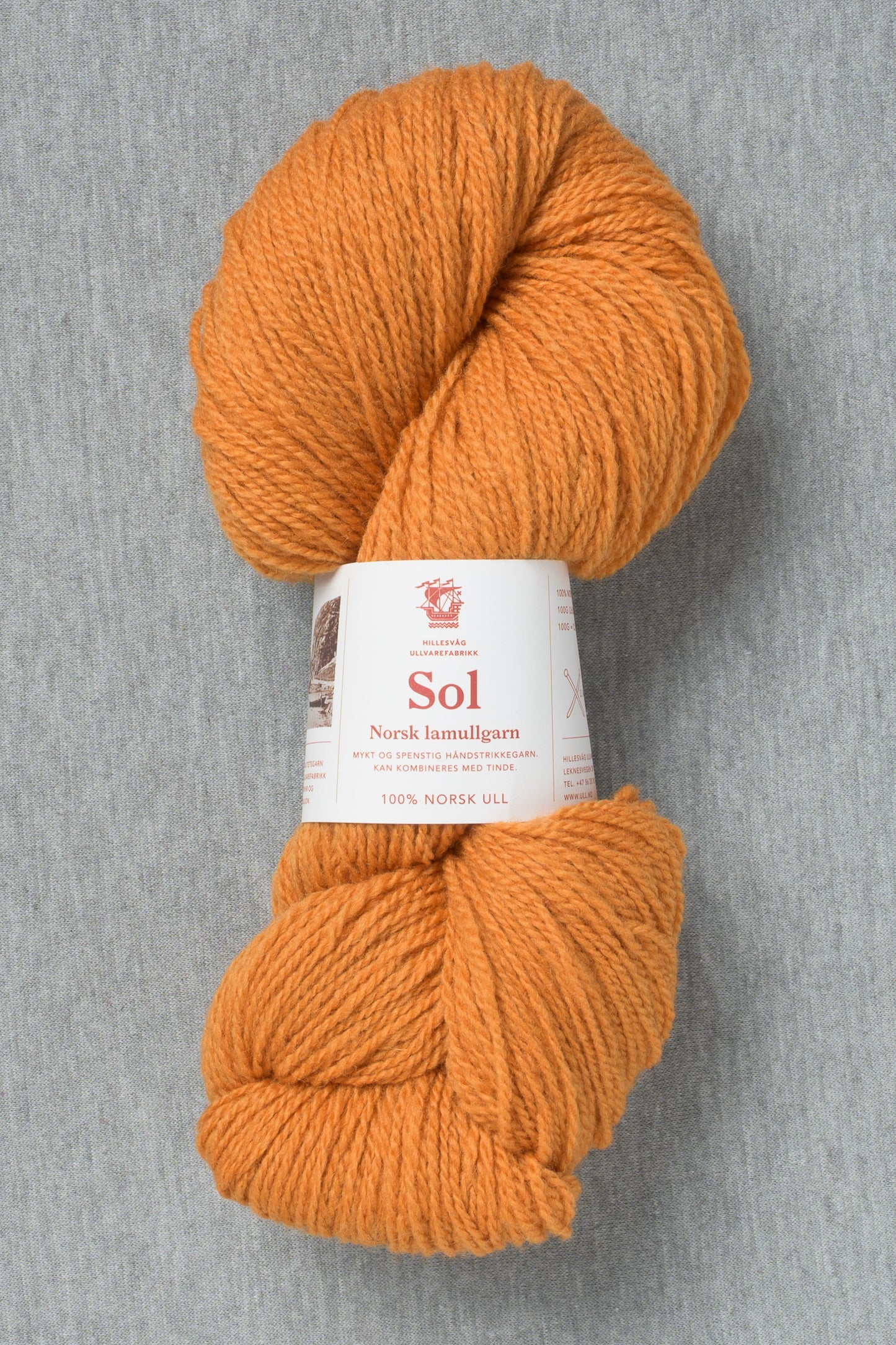 Hillesvåg Sol 445 Bright Rust Orange (Bag of 10)
