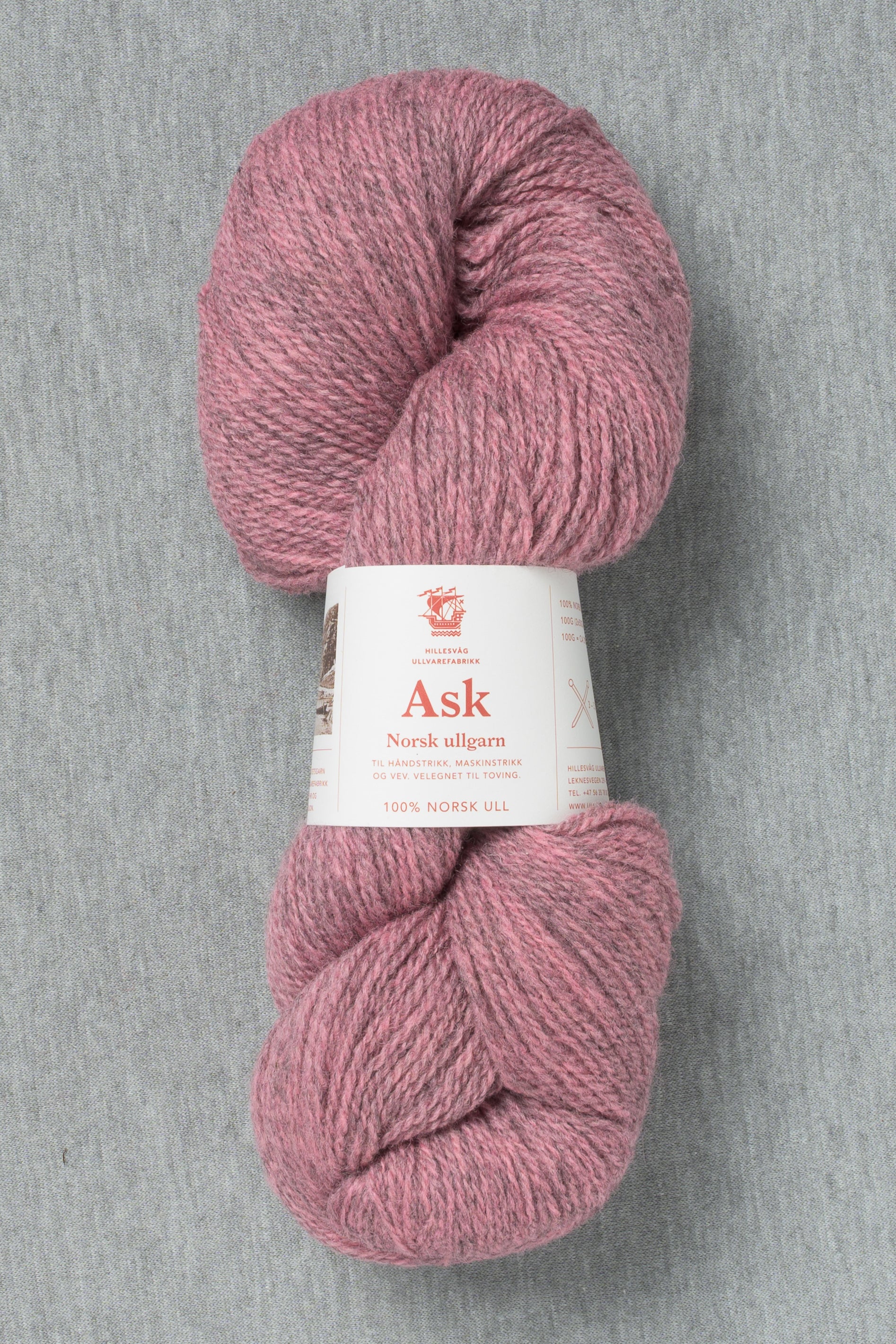 Hillesvåg Ask 6574 Heathered Light Pink (Bag of 10)