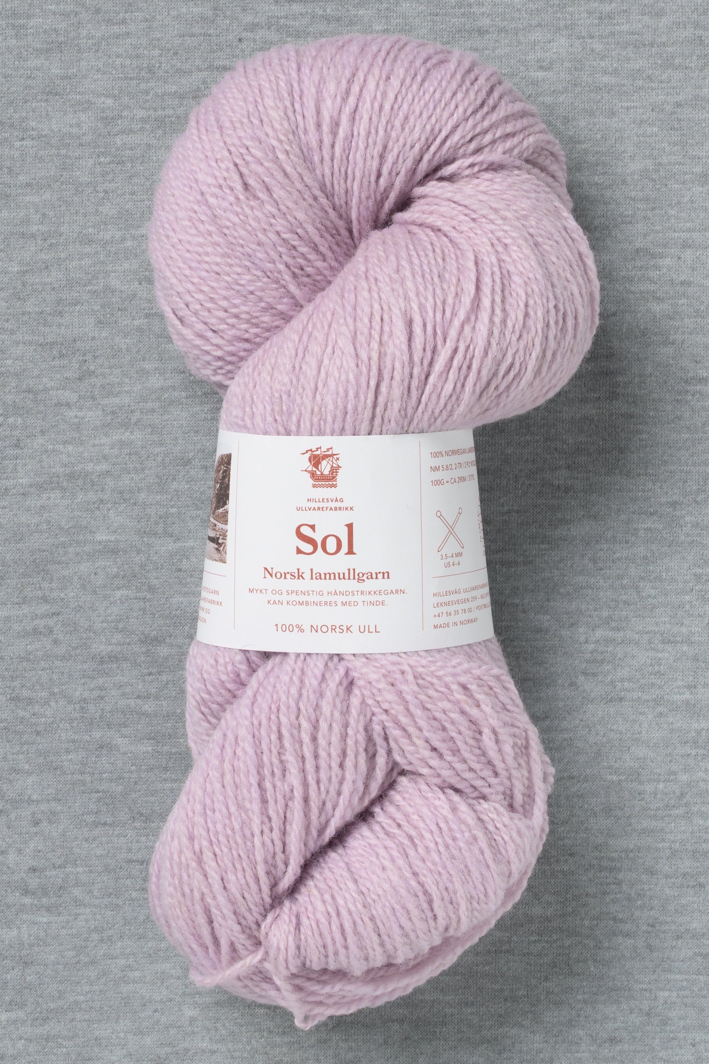 Hillesvåg Sol 465 Pale Lilac (Bag of 10) (New for FW26)