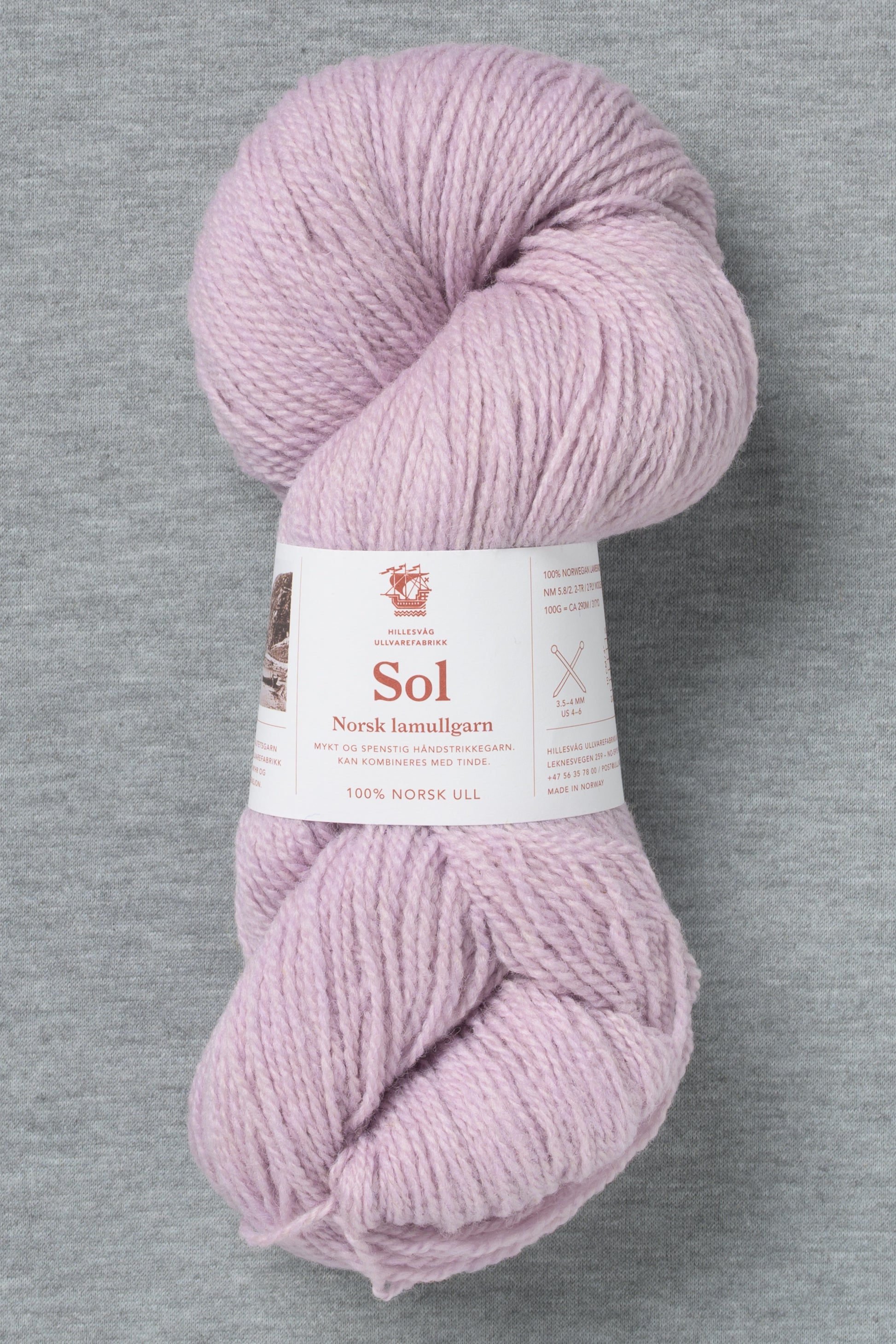 Hillesvåg Sol 465 Pale Lilac (Bag of 10) (New for FW26)