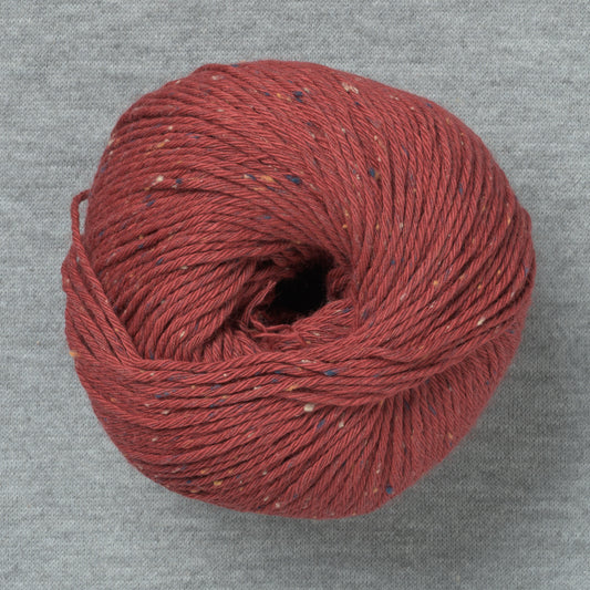 Erika Knight Gossypium Cotton Tweed 9 Terra Red (Bag of 10)