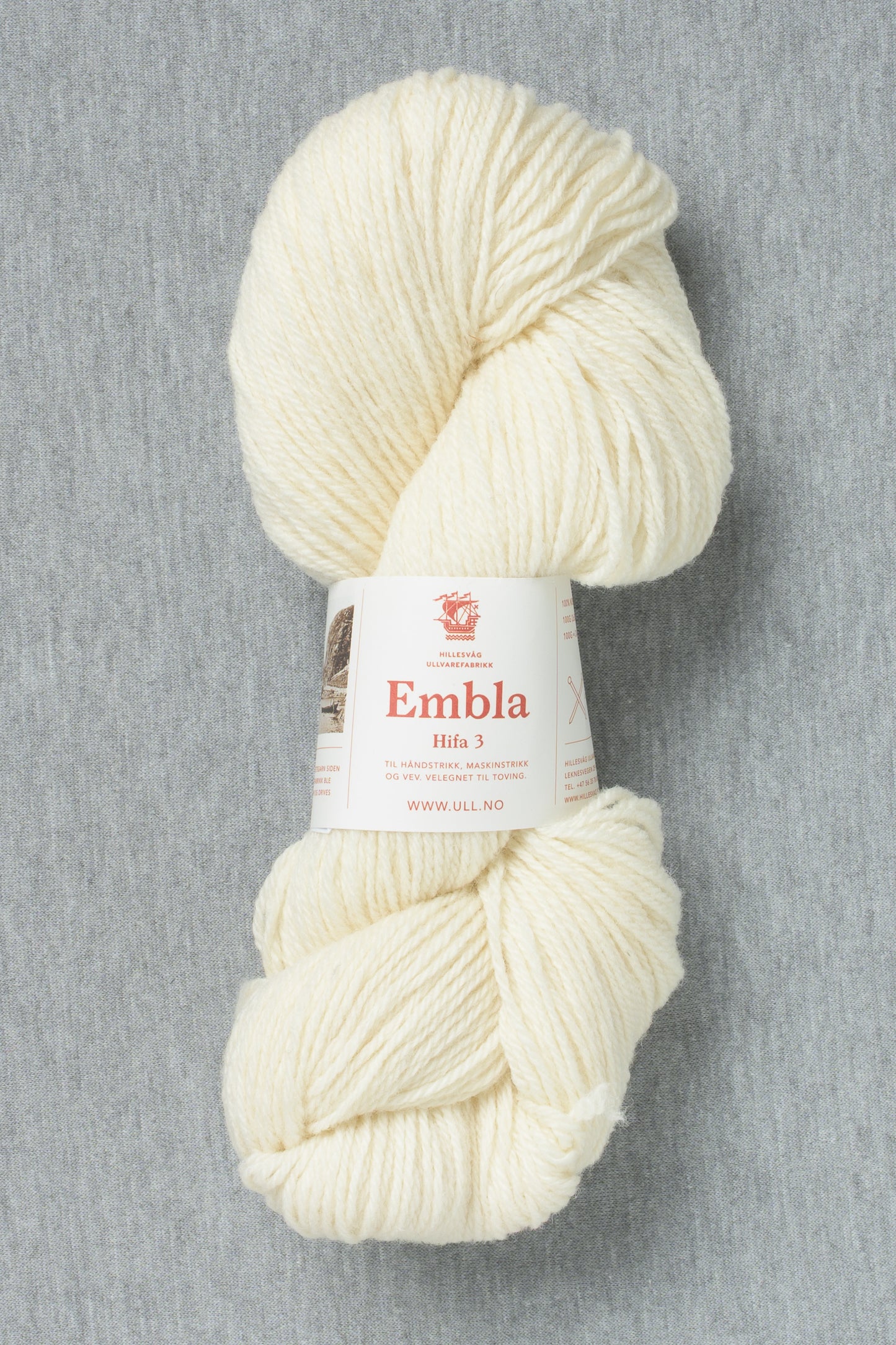 Hillesvåg Embla 6047 Half Bleached White (Bag of 10)