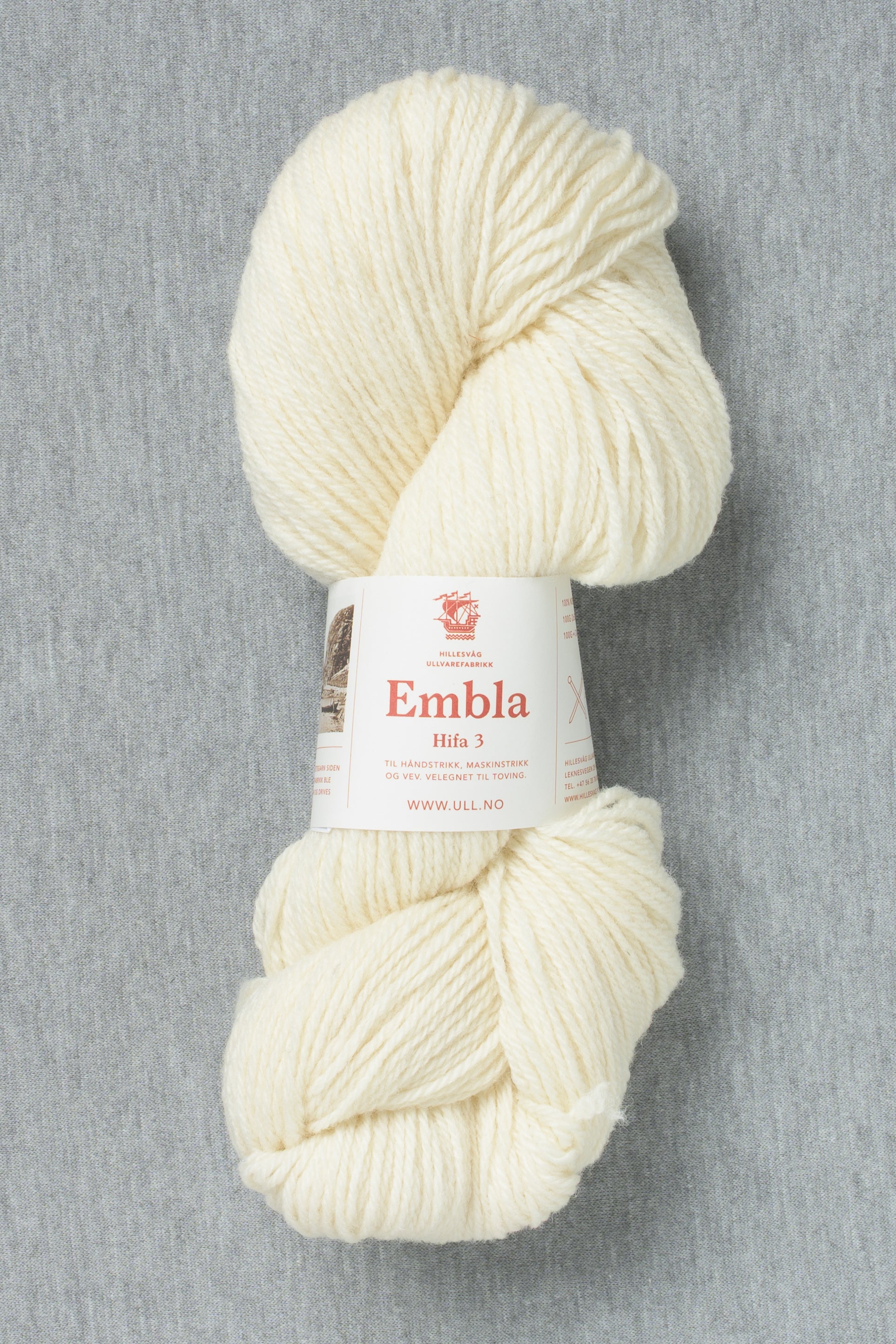 Hillesvåg Embla 6047 Half Bleached White (Bag of 10)