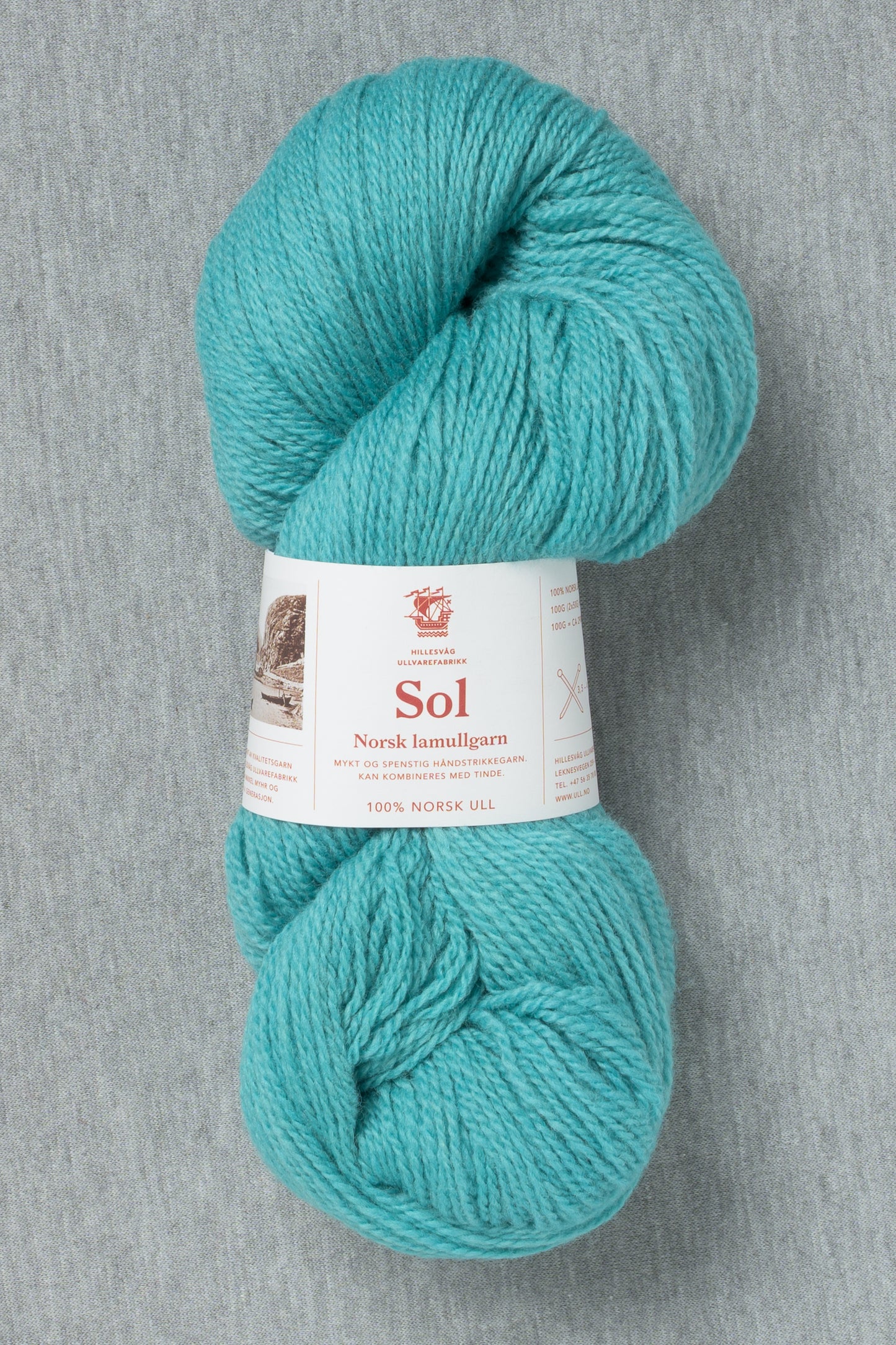 Hillesvåg Sol 435 Light Turquoise (Bag of 10)