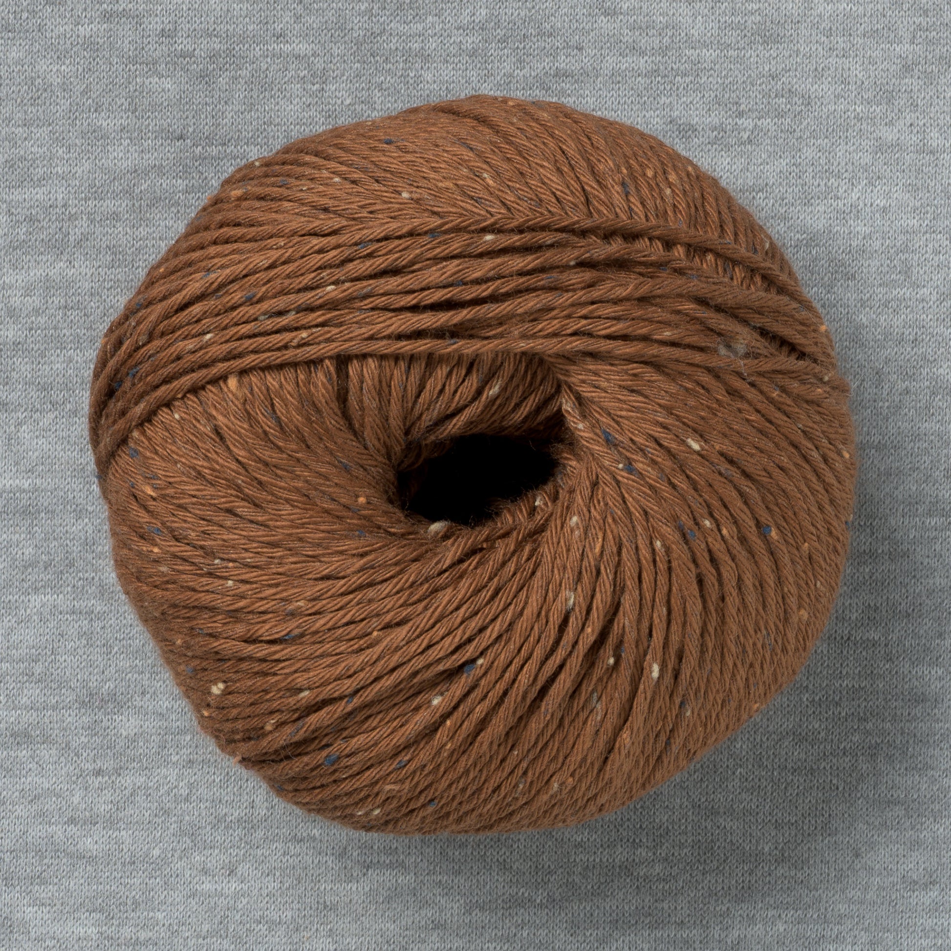 Erika Knight Gossypium Cotton Tweed 33 Walnut Brown (Bag of 10)