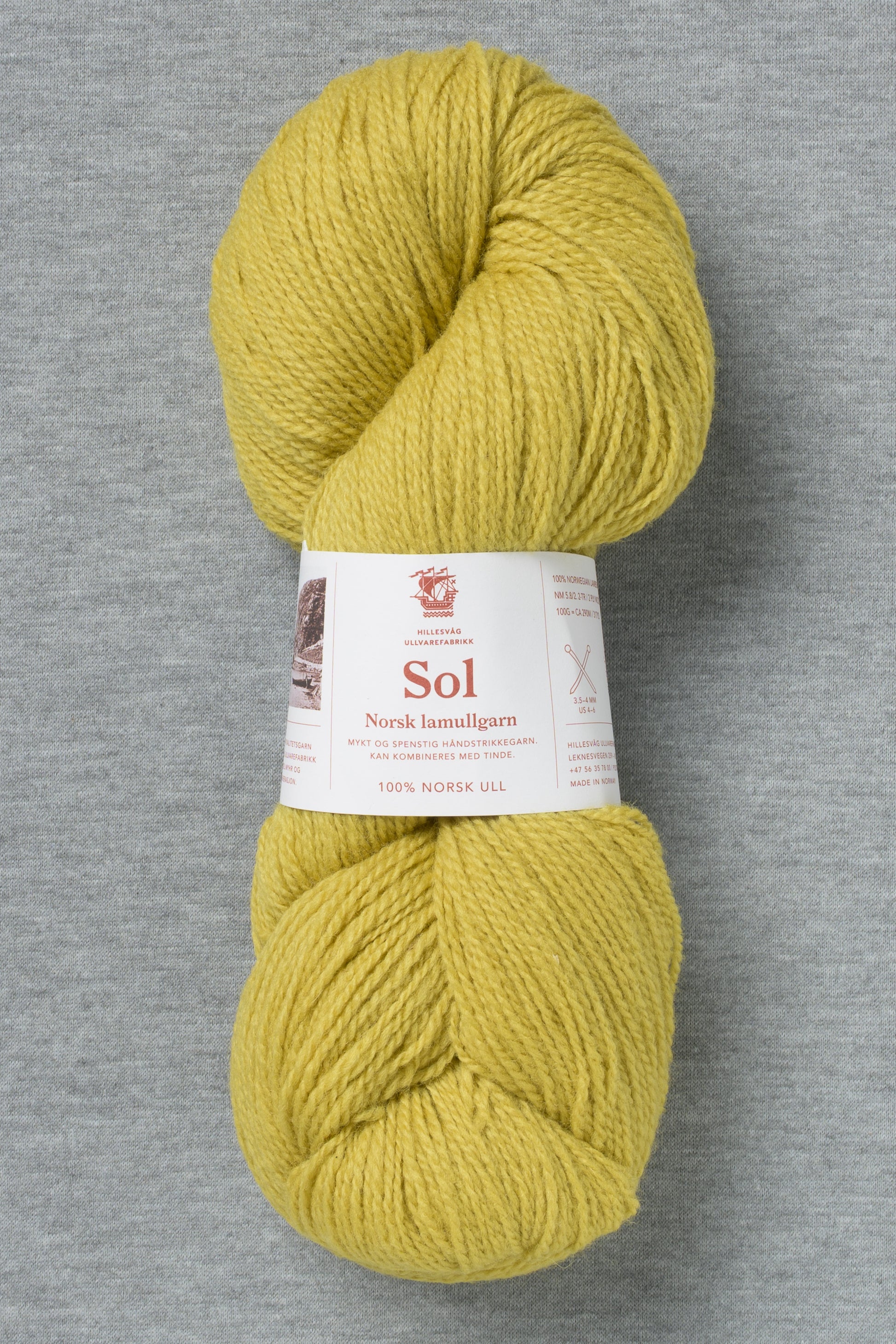 Hillesvåg Sol 466 Light Lime (Bag of 10) (New for FW26)
